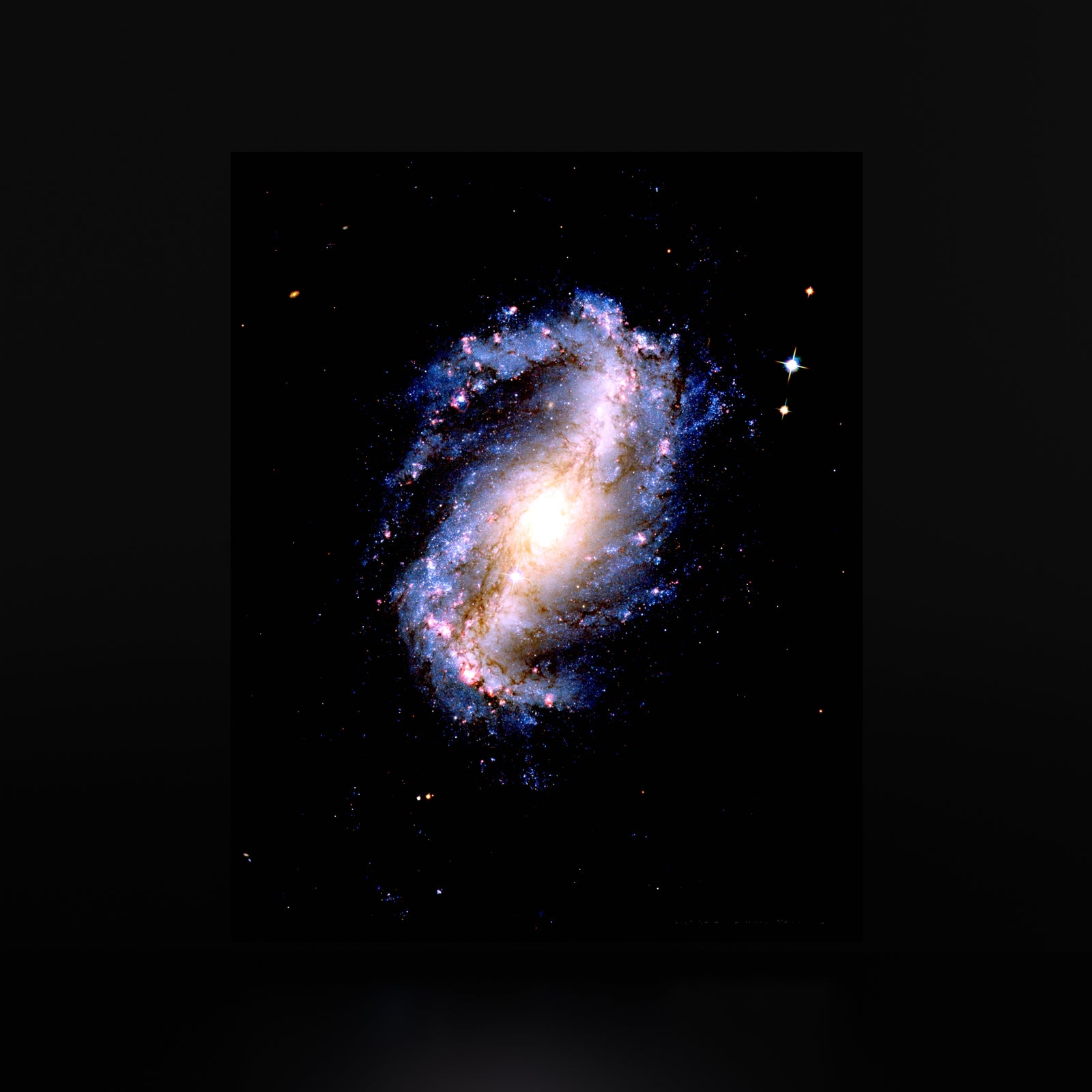 Barred Spiral Galaxy Poster - 20x16"