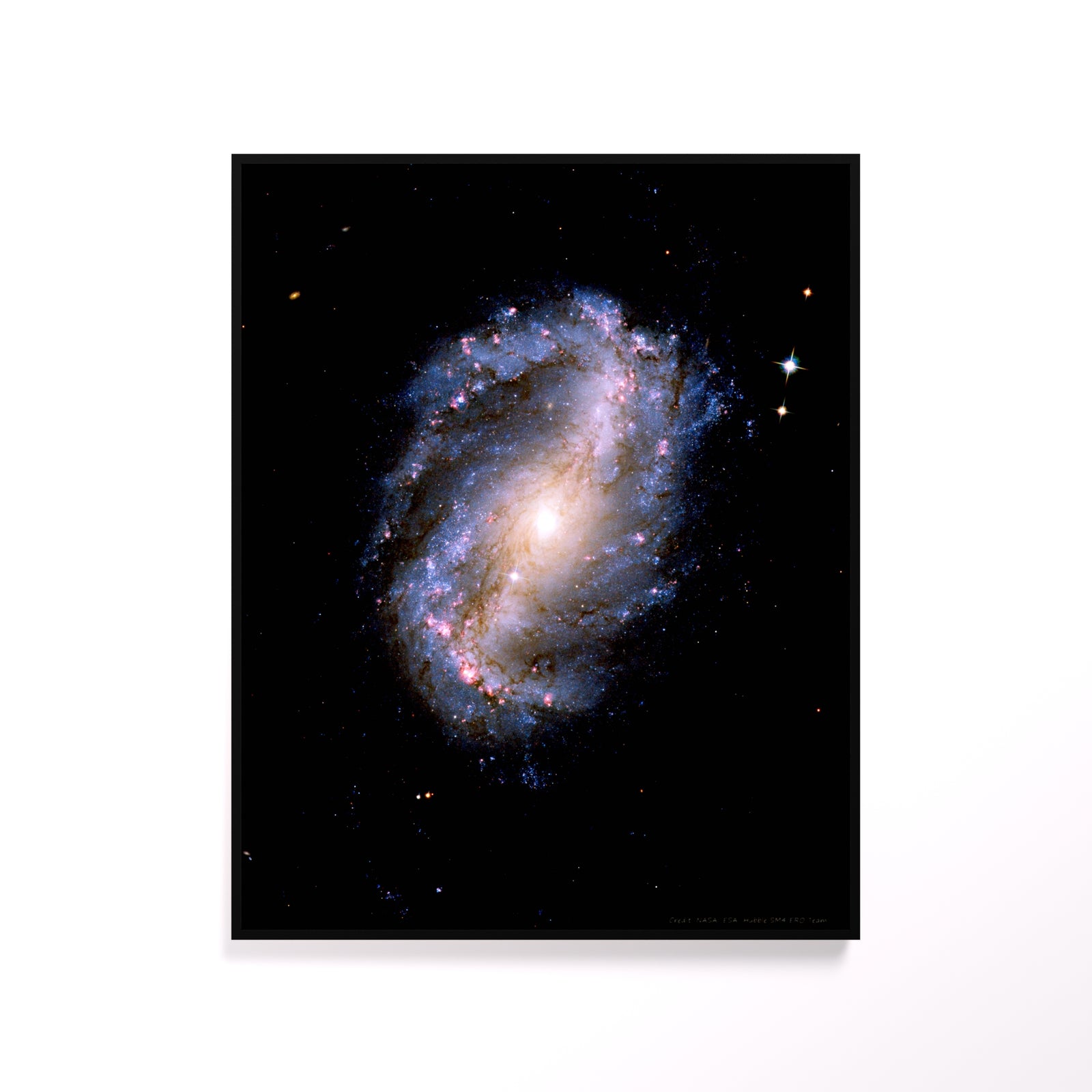 Barred Spiral Galaxy Poster - 20x16"