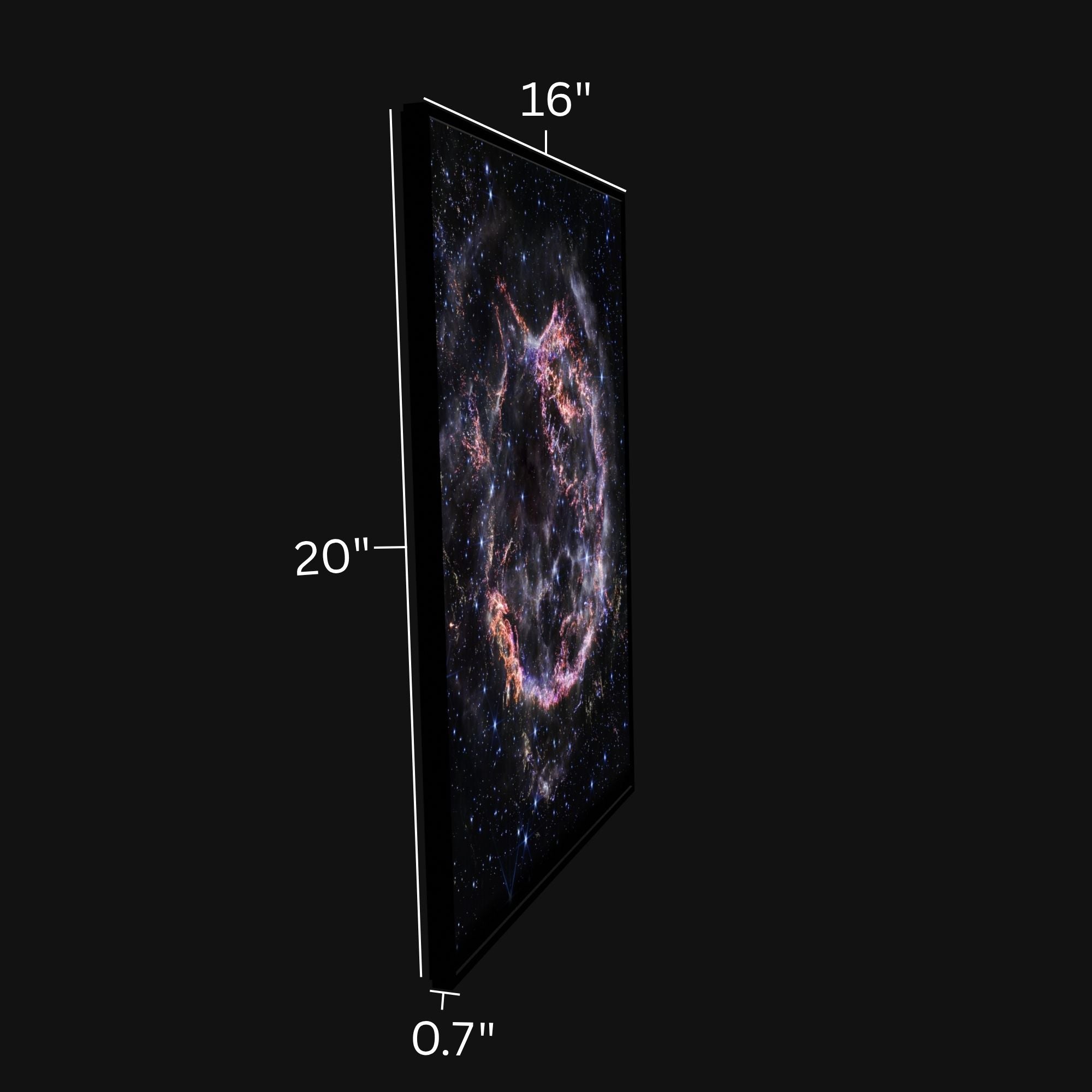 Cassiopeia A - Luminous Wall Art
