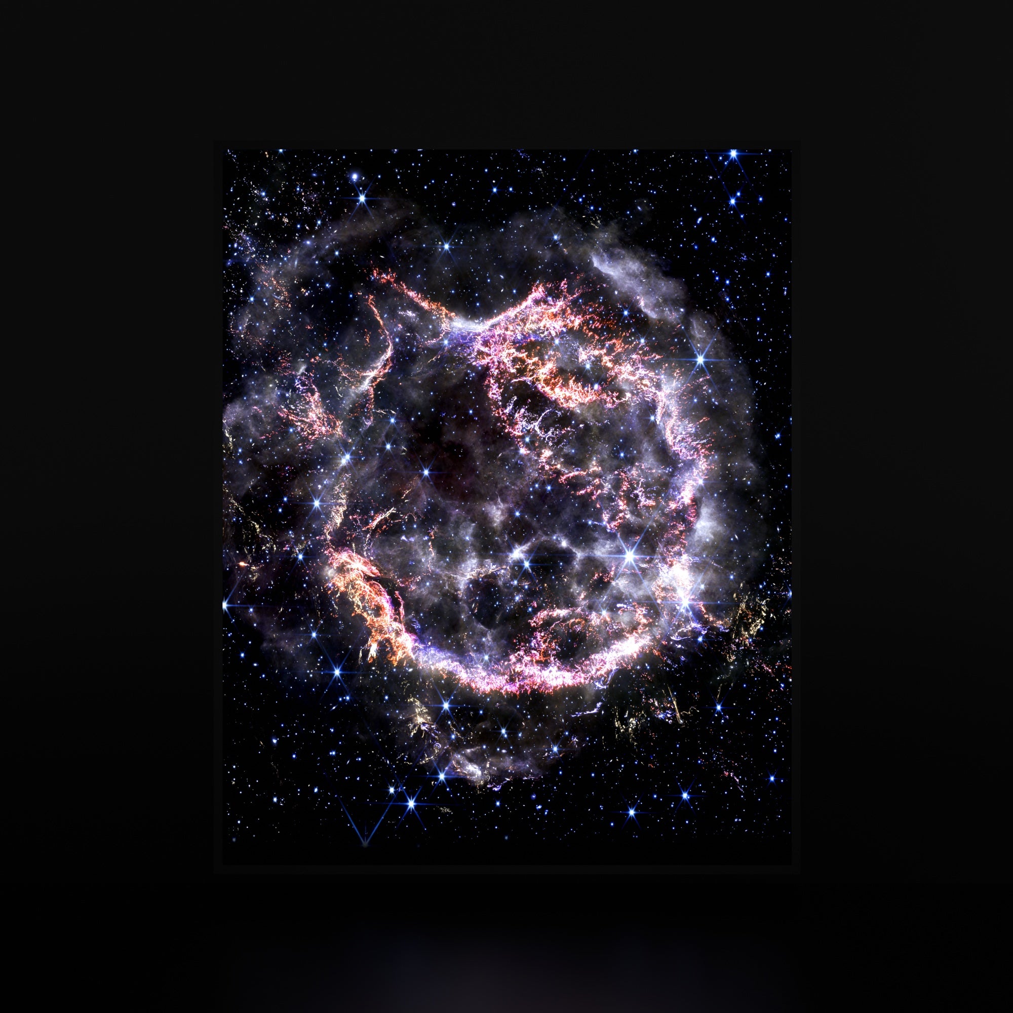 Cassiopeia A - Luminous Wall Art