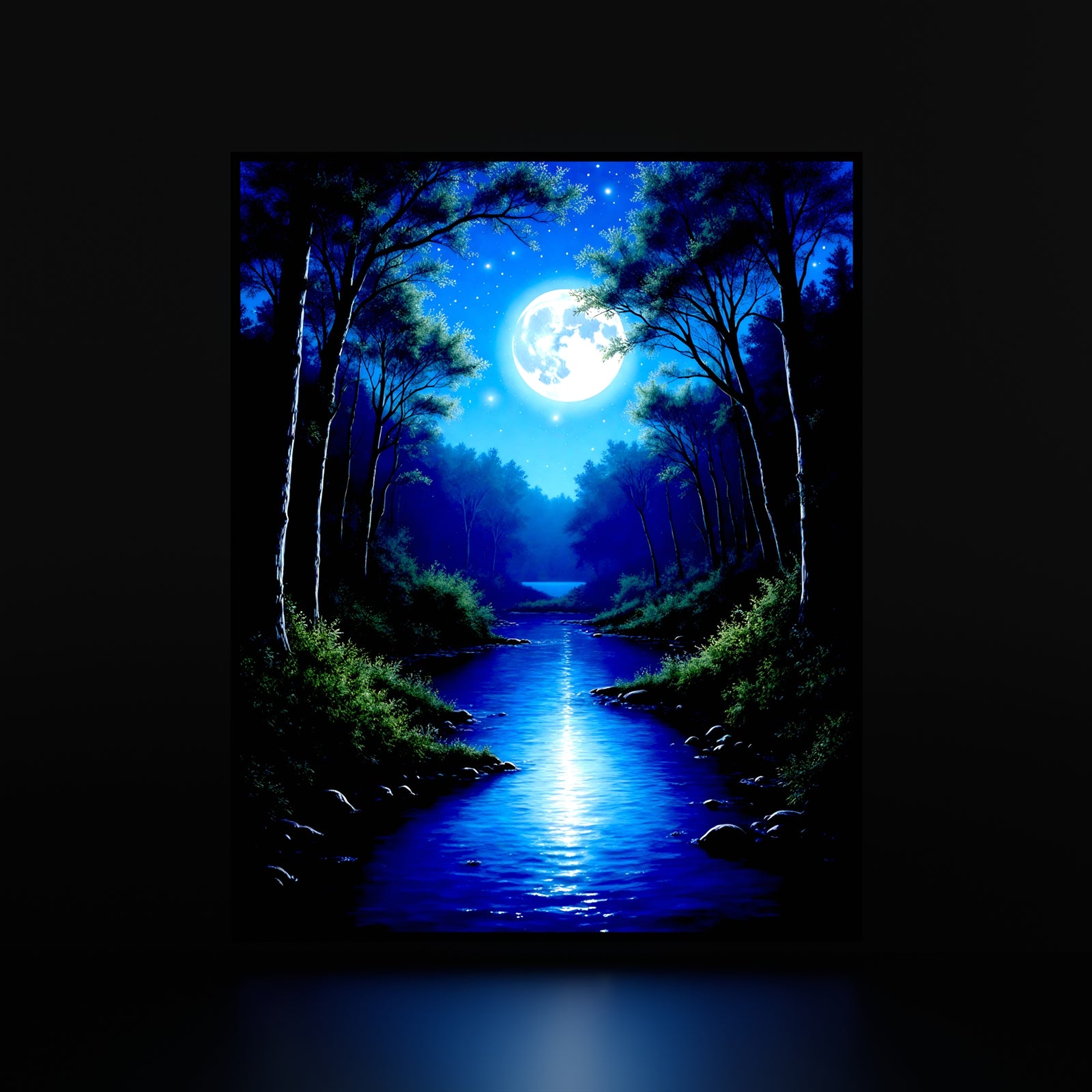 Moonlight Creek Poster - 20x16"