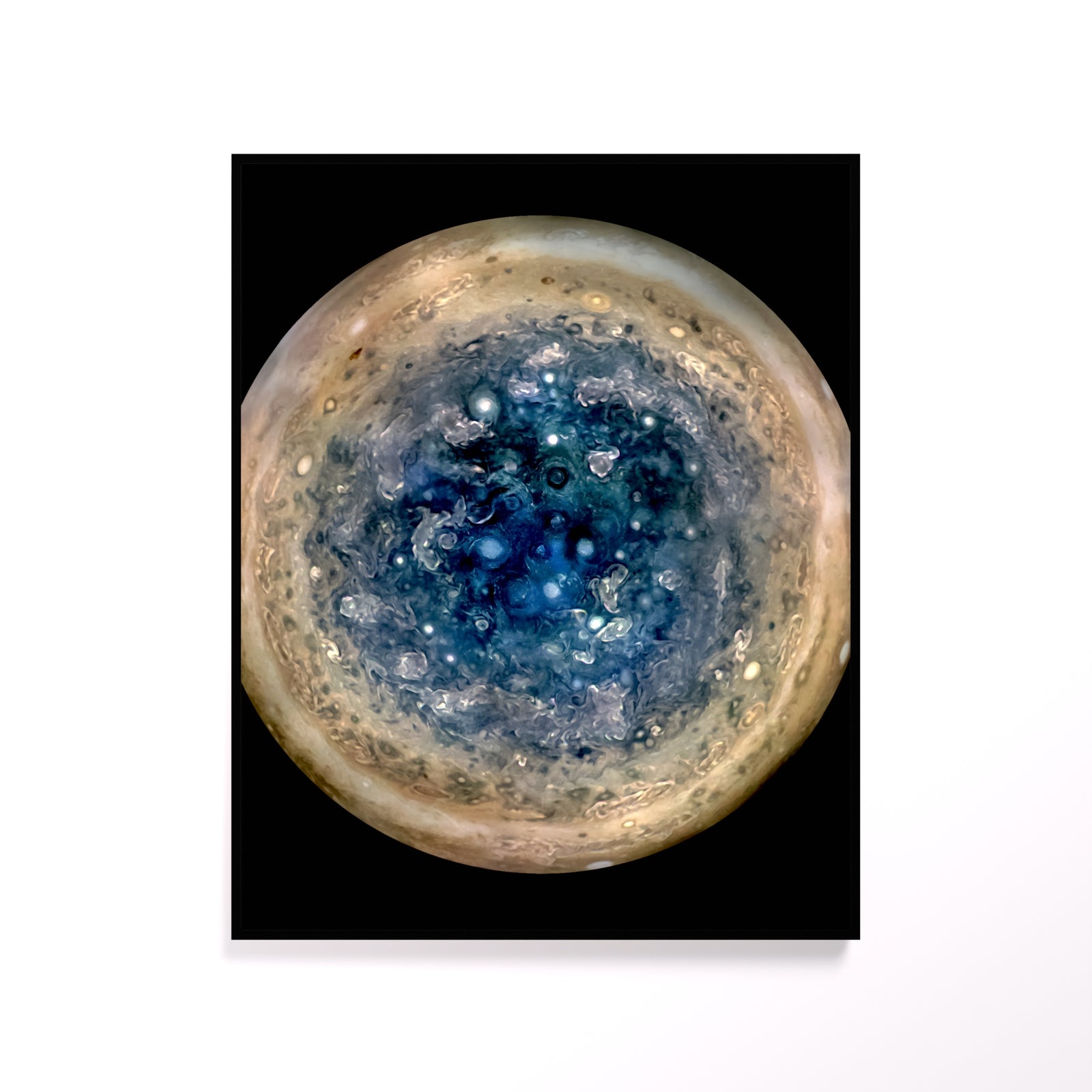 Jupiter's South Pole Poster - 20x16"