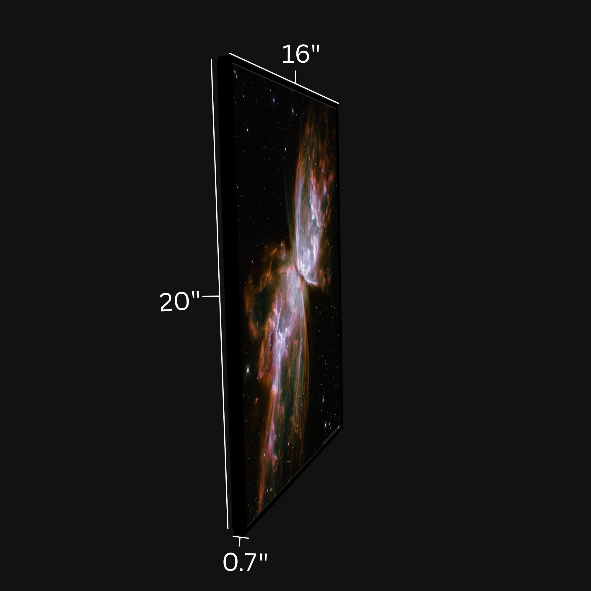 Butterfly Nebula Light-Up Poster - 20x16"