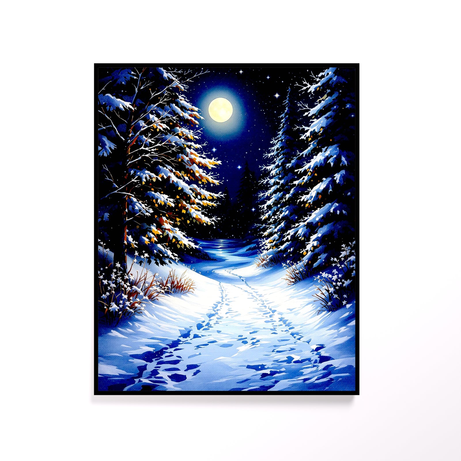 Snow Forest Poster - 20x16"