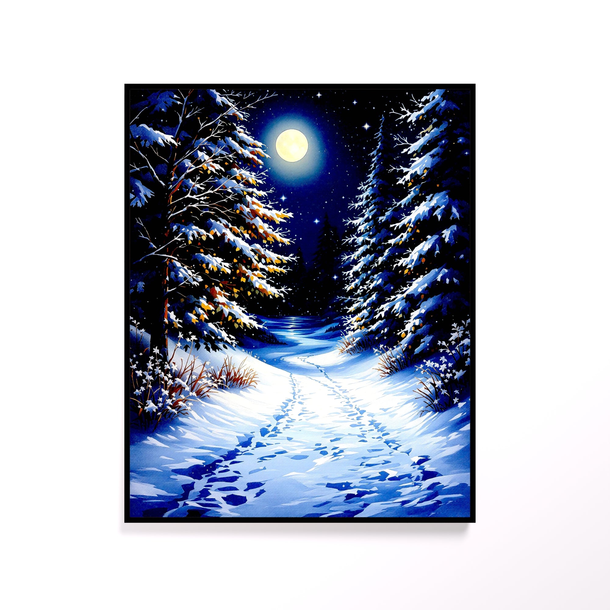 Snow Forest Poster - 20x16"