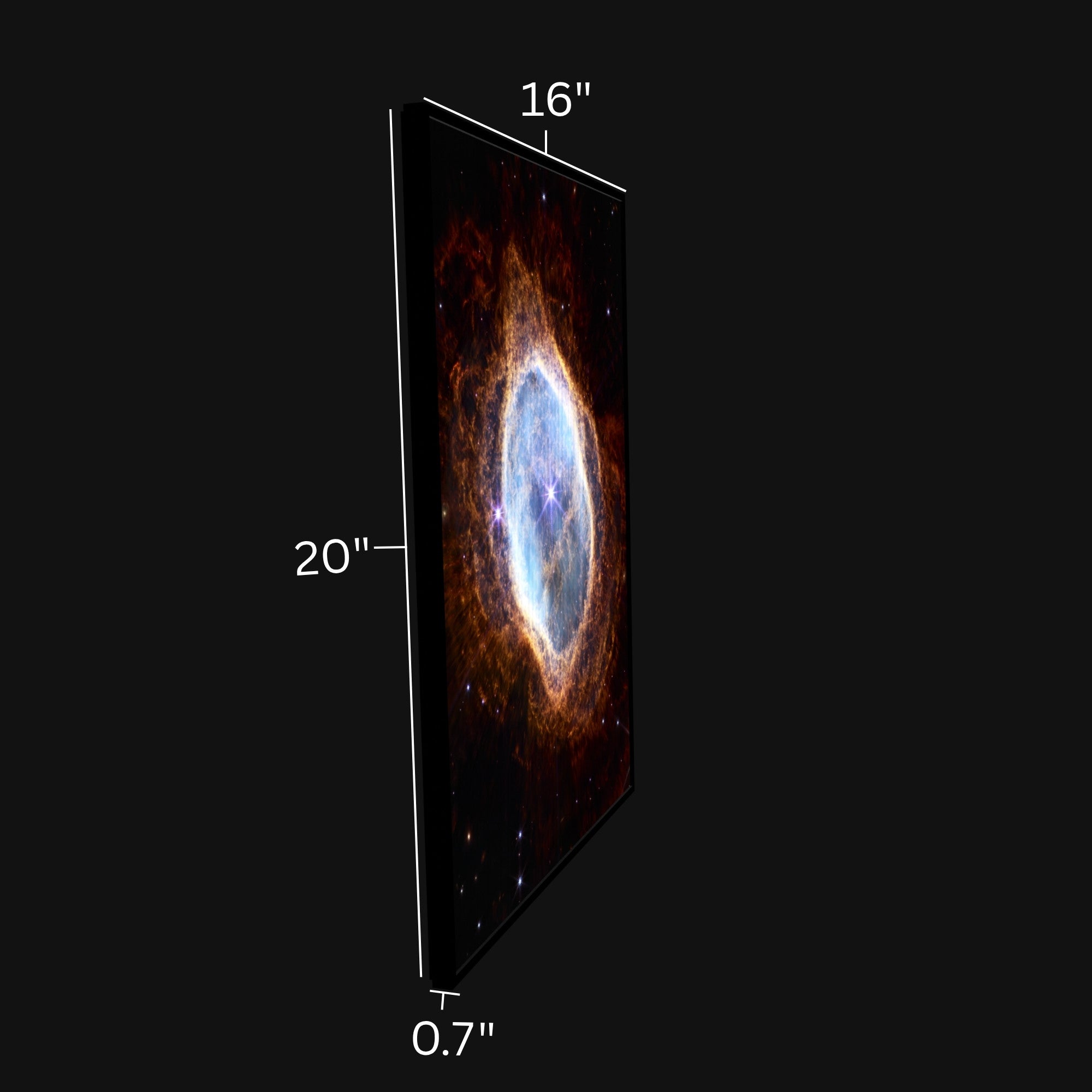 Southern Ring Nebula - Luminous Wall Art