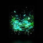 Forest Floor luminous wall art dark frame LuminityCo