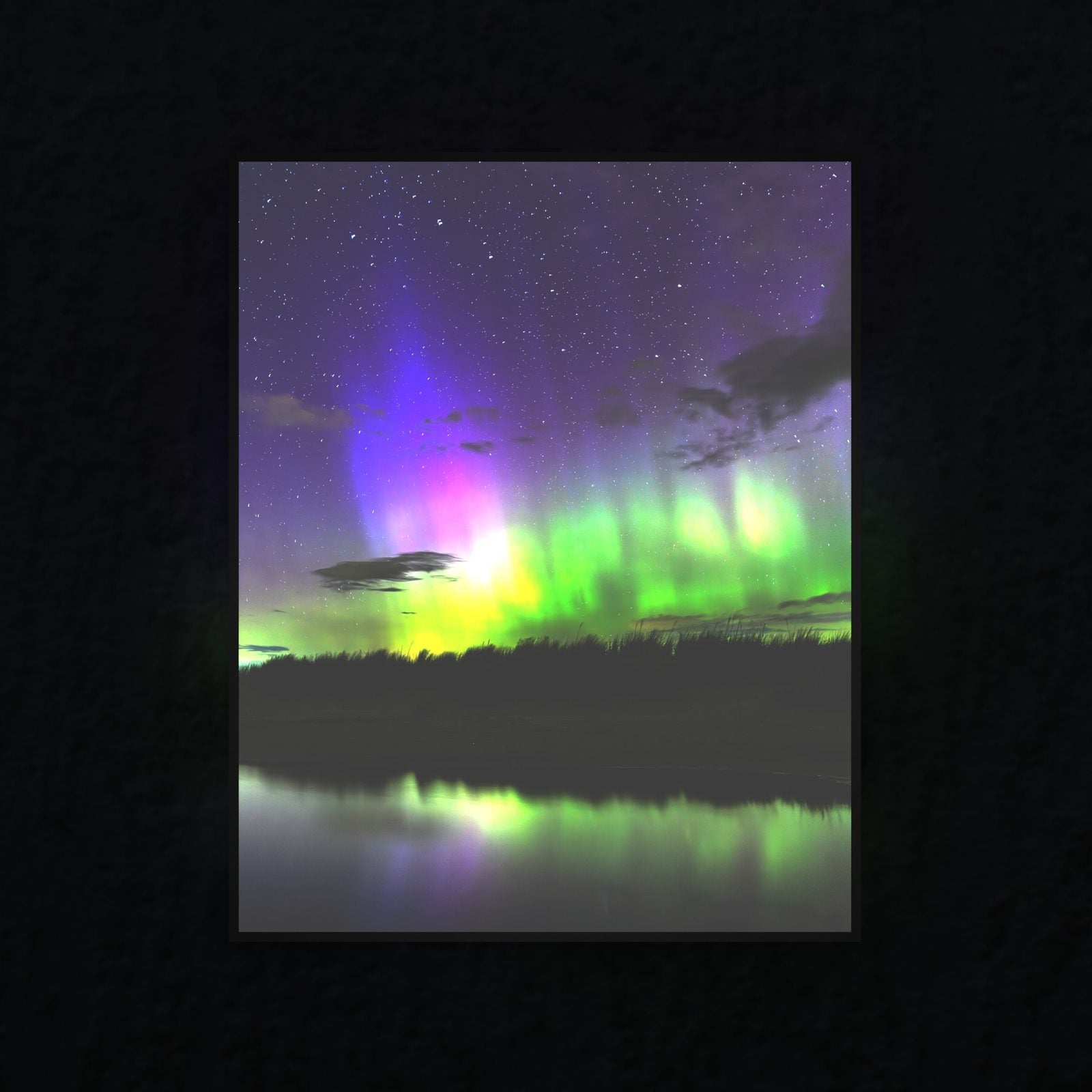 Ordinary backlit print
